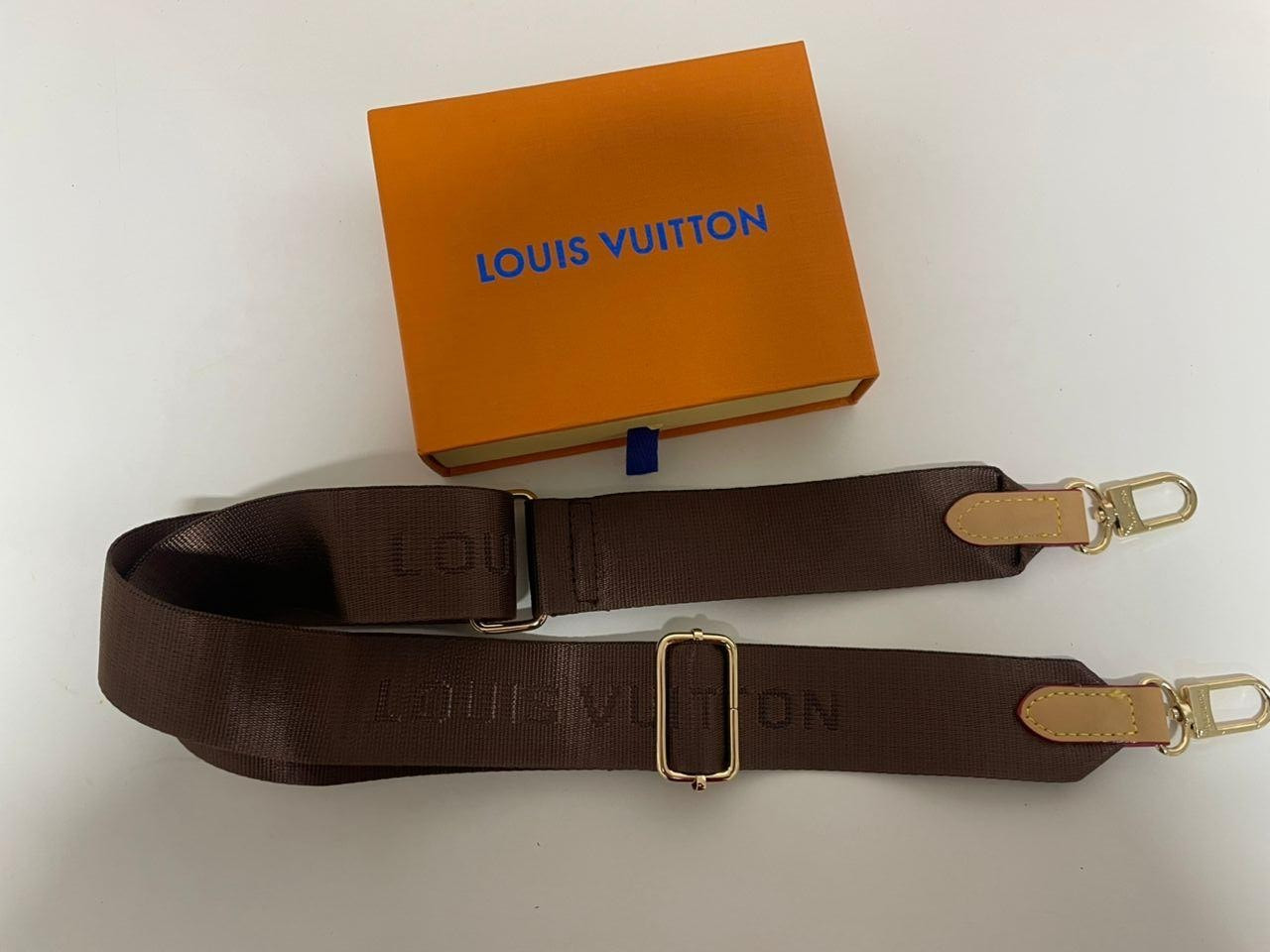 Louis Vuitton Shoulder Strap Adjustable Crossbody Shoulder Replacement Brown lv
