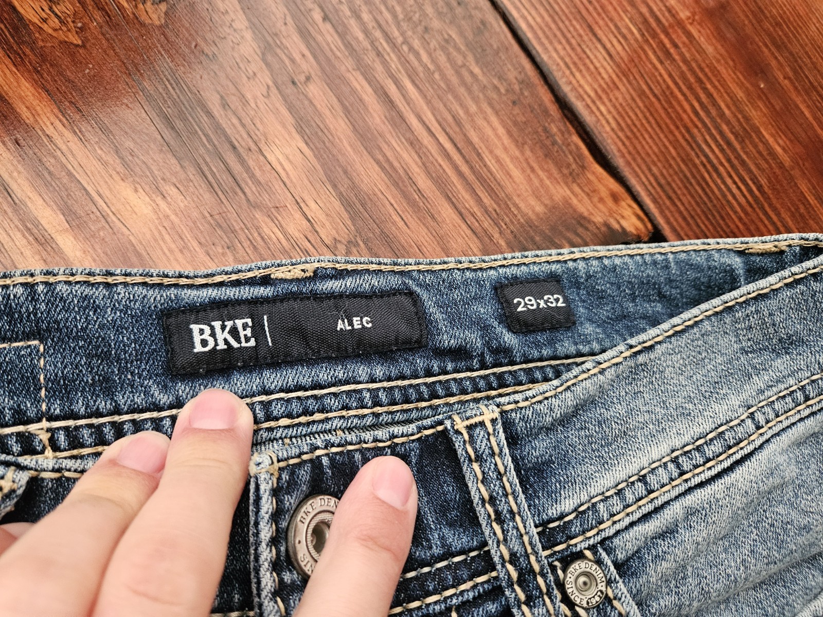 Buckle Jeans Mens 29×32 Blue Alec Straight Leg Light Wash BKE Denim