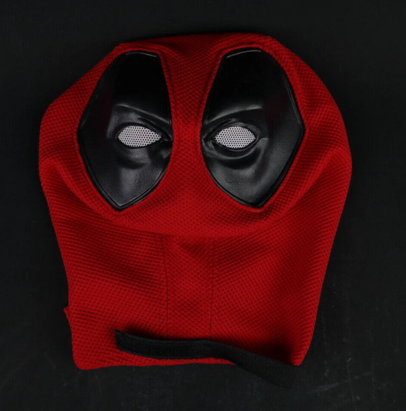 Cosplay Deadpool Full Face Mask Perspective Breathable Knit Helmet