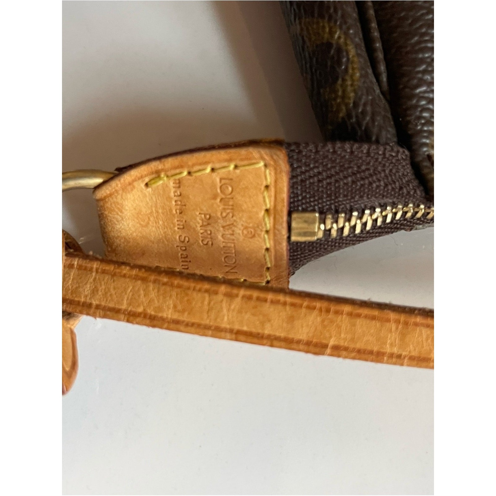 Authentic Louis Vuitton Monogram Pochette Accessoires Mini Shoulder Bag