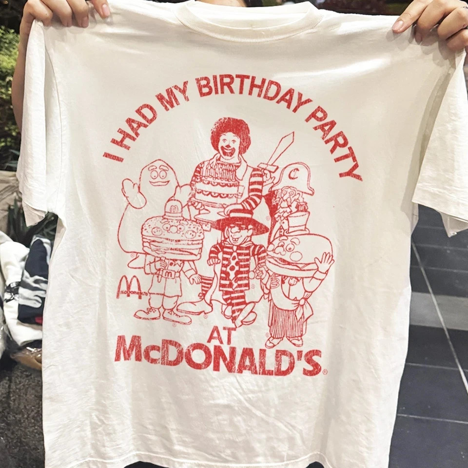 VIntage I Had my Birthday Party at Mc T-Shirt
