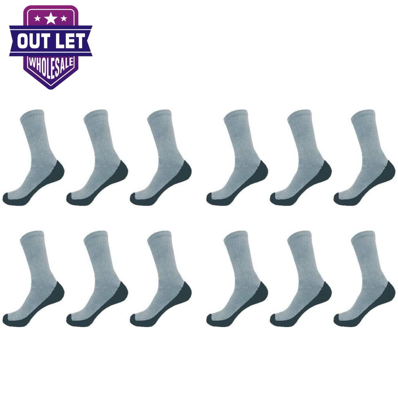 Wholesale Bulk Lots Men’s Cushion Cotton Crew Sports socks size 9-11 13-15