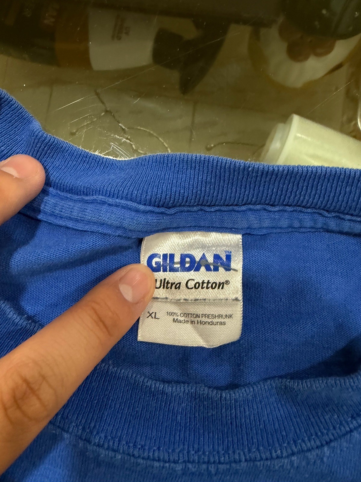 Gildan Ultra Cotton Men’s Blue Miller Lite Get The Team Together Tee XL
