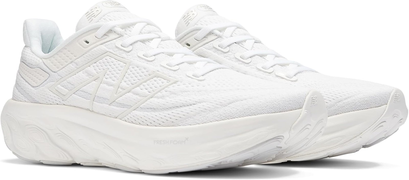 New Balance Women’s Fresh Foam X 1080 V13 Running Shoe, White/Silver Metallic, 9