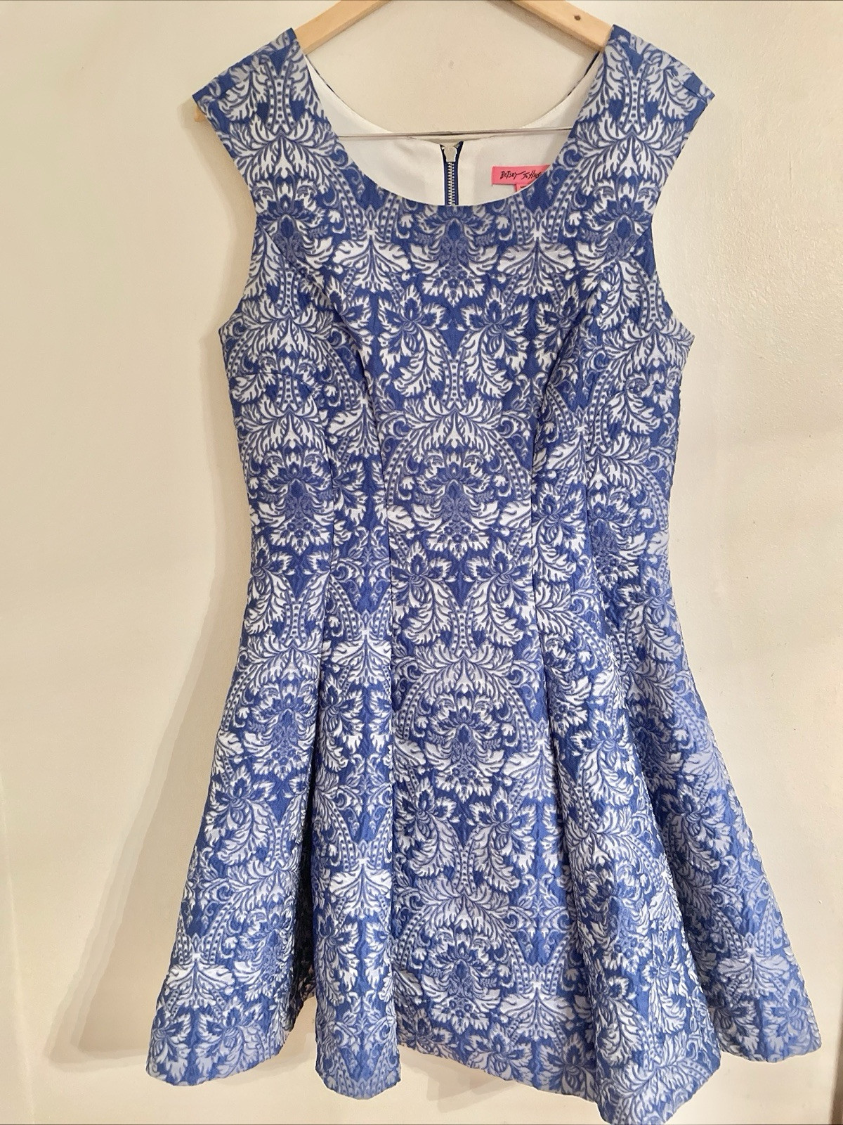 NWOTBetsy J. Blue Baroque Jacquard Dress As seen on TV show The Vampire Diaries