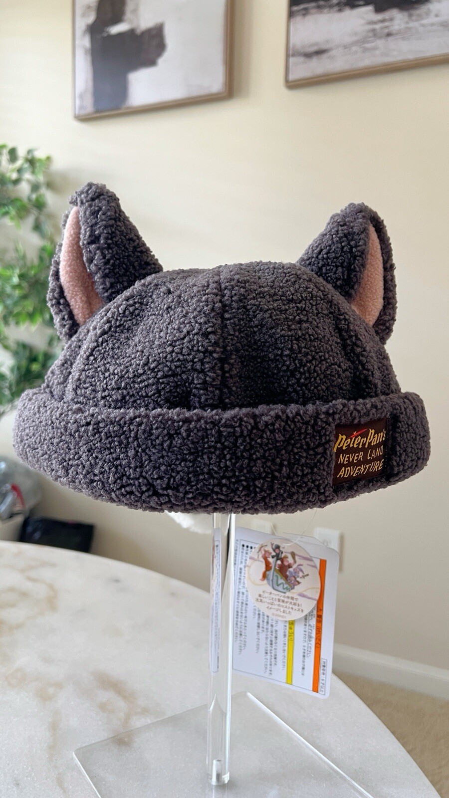 Tokyo Disney Peter Pan Fluffy Hat Cap Lost Boys Fantasy Springs Japan 【US STOCK】