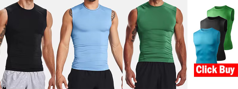 Men Compression T-Shirt Summer Sports Running Quick Dry Fitness Tee Gym Top Gift