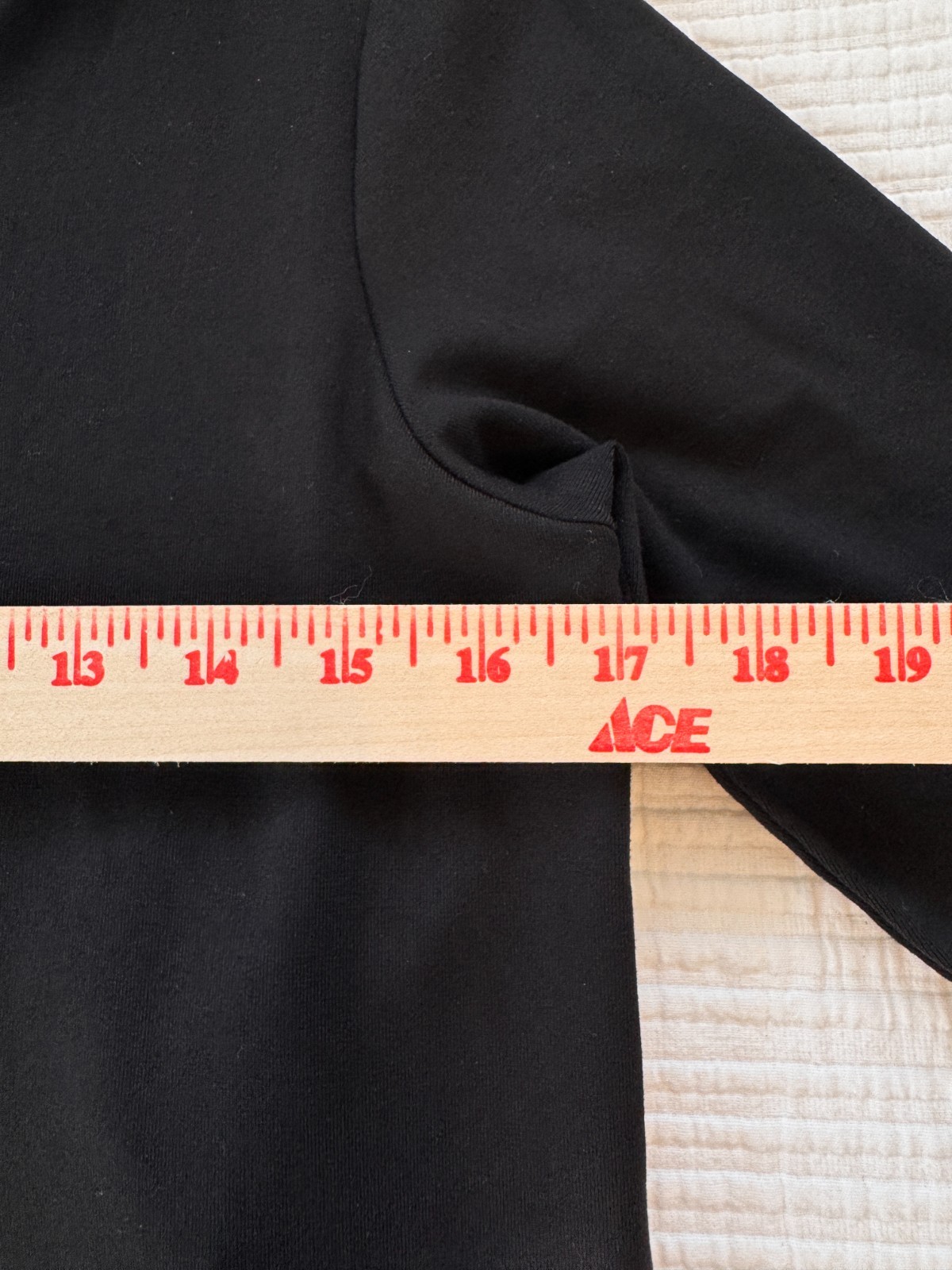 Susana Monaco Tunic Dress M pockets 3/4 Sleeve Minimalist Modern Knit Black