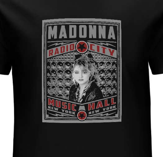 MADONNA new blue T SHIRT 80s pop queen All sizes S M L XL XXL 3xl RETRO