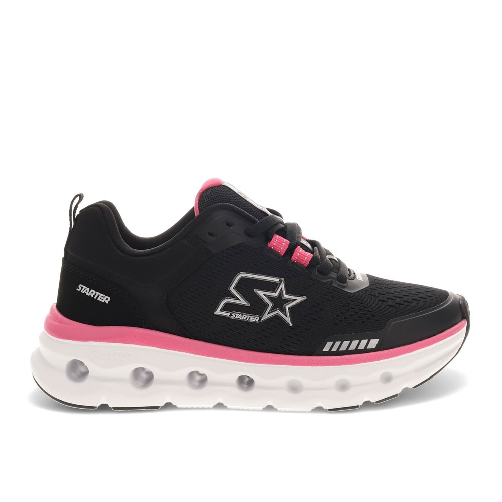 Starter Womens Bolt Synthetic Leather Casual Lace Up Sneaker Shoe