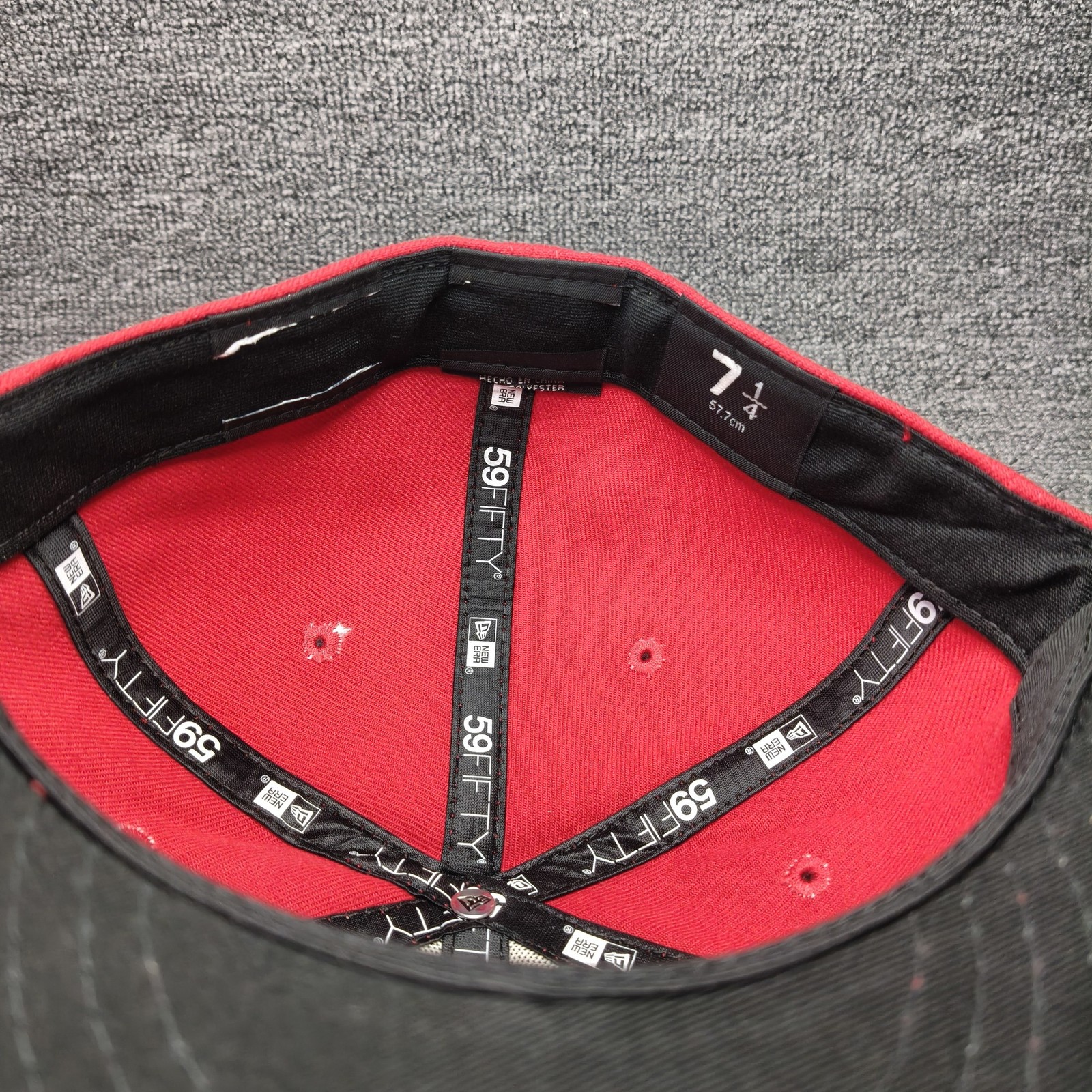 New Era Albuquerque Isotopes 59FIFTY Fitted Red 7 1 4 Hat