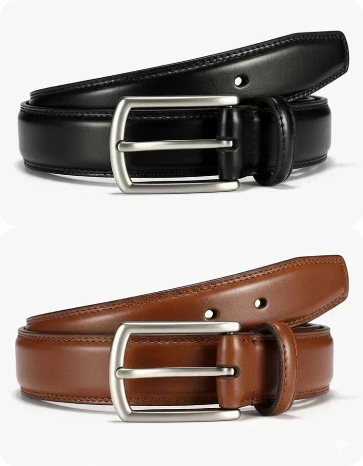 Genuine Leather Belts For Men Classy Dress Belts Mens Belt Many Color & Size Ao