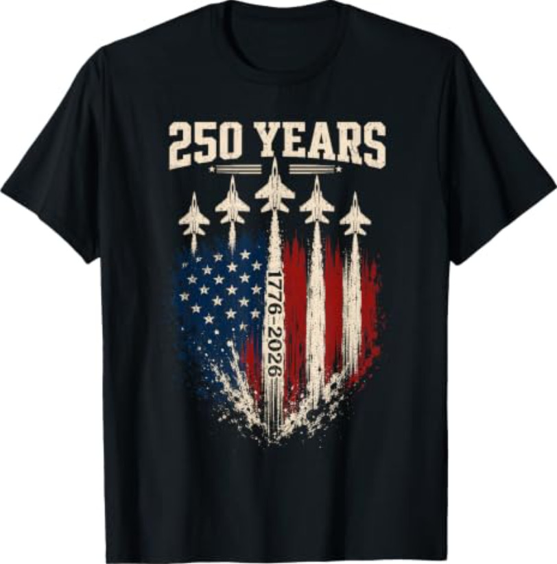 250 Anniversary USA Patriotic 250 Years American 4th of July T-Shirt