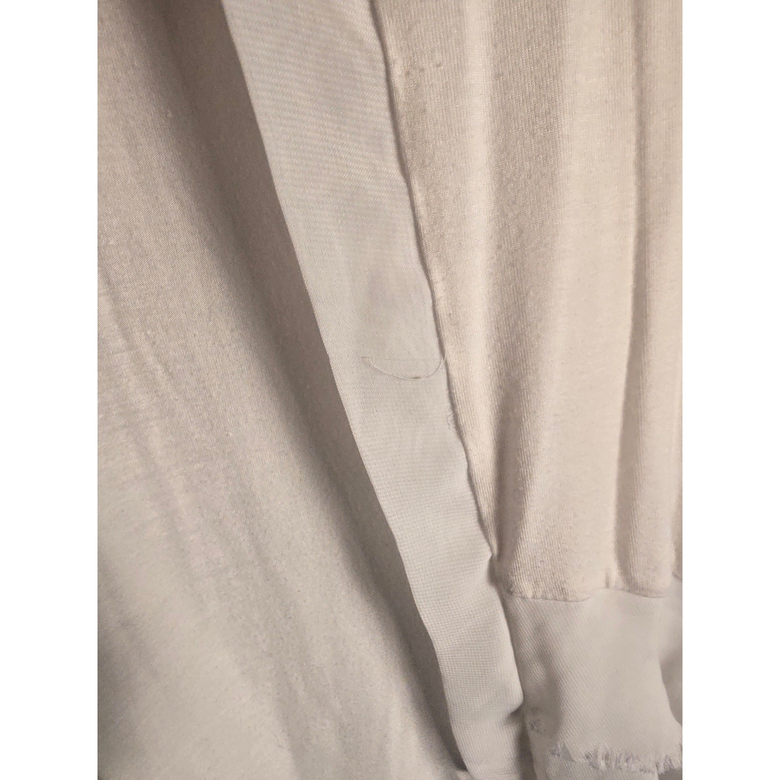 AB Studio White Open-Front Women’s Cardigan Sweater Size Medium