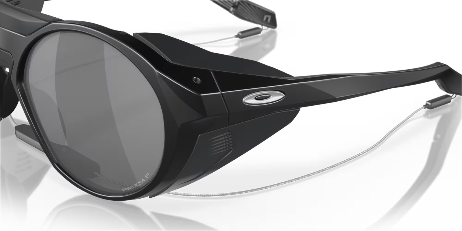 NEW Oakley CLIFDEN Matte Black Round POLARIZED PRIZM Black Lens Sunglass 9440-09