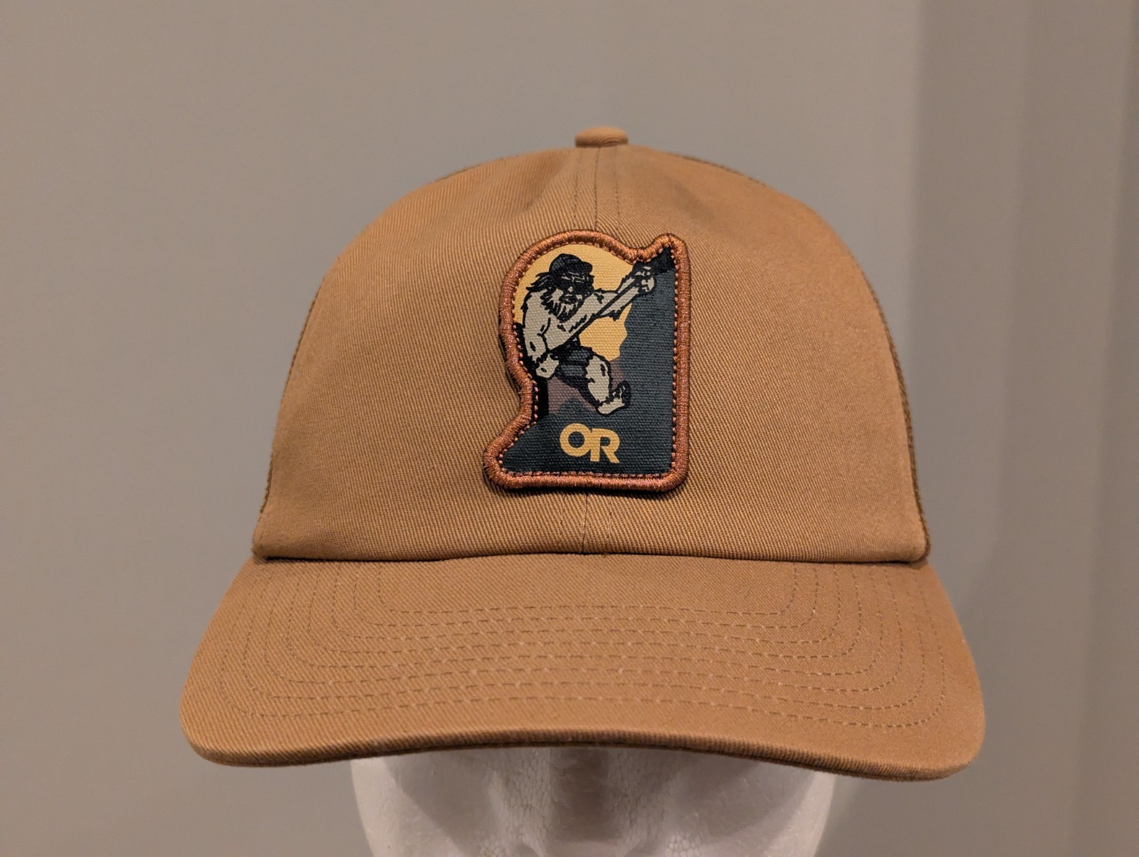 Outdoor Research (Sasquatch) Squatch Trucker Lo Pro Cap Hat Patch Snapback Mesh