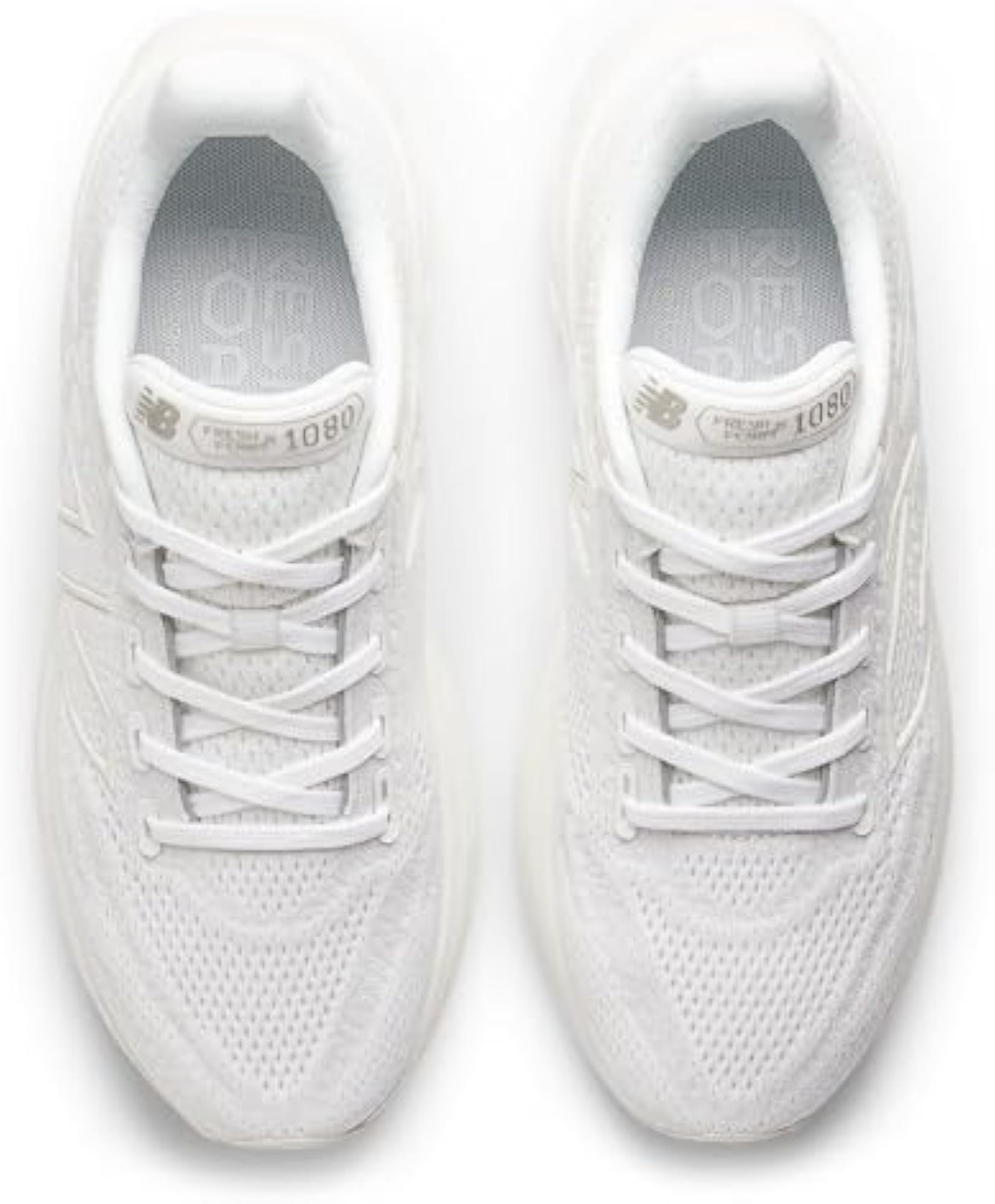 New Balance Women’s Fresh Foam X 1080 V13 Running Shoe, White/Silver Metallic, 9