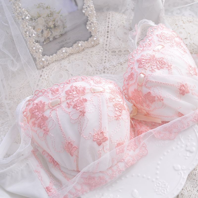 38C 38D 40C 40D Bra Set Women Gathering Sexy Underwear Panties 32C 34C 36C Bra