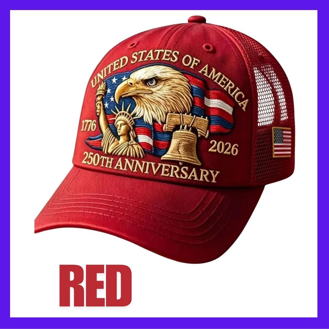 Baseball Cap United States 250th Anniversary Hat Suitable for Multiple Occasion