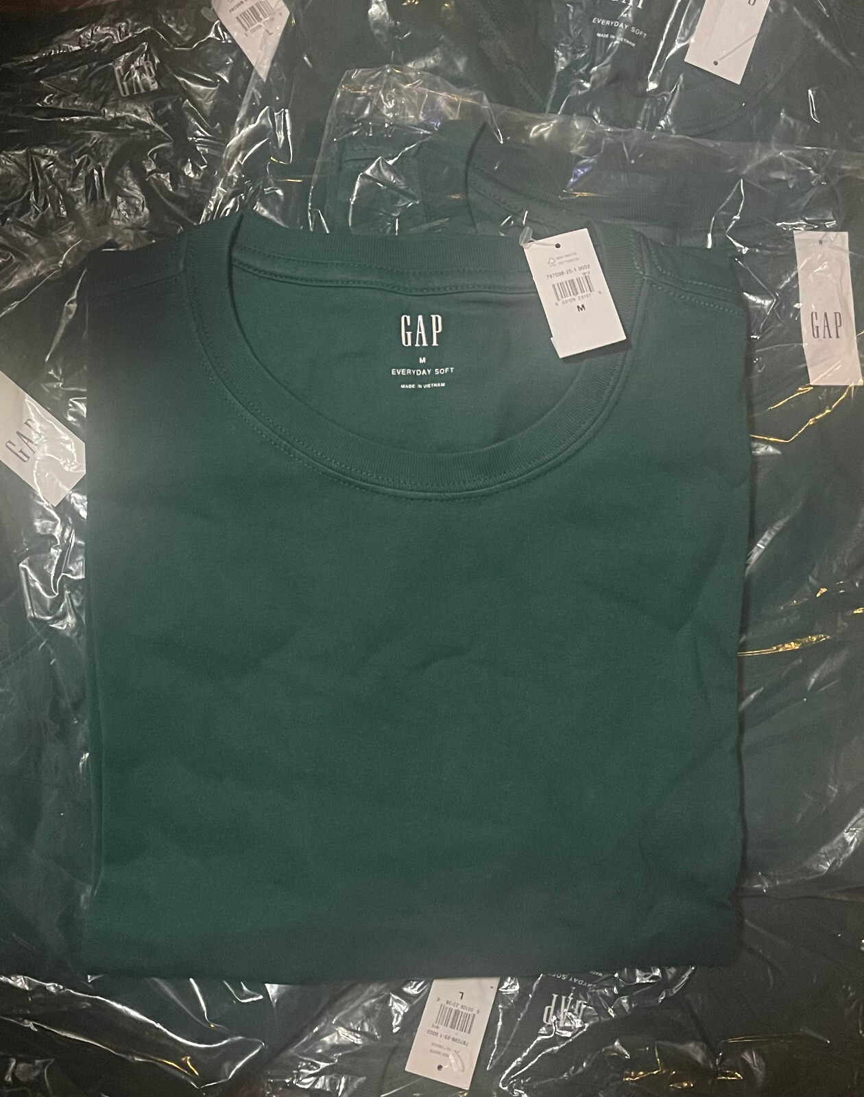 GAP Men’s Short Sleeve Crew Neck Everyday Premium Wash T-Shirts S M L XL XXL-NEW