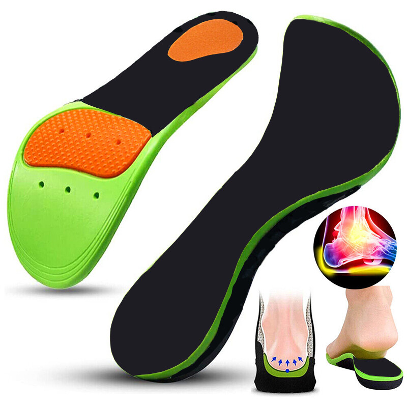 Heavy Duty High Arch Support Orthotic Insoles for Plantar Fasciitis Pain Relief