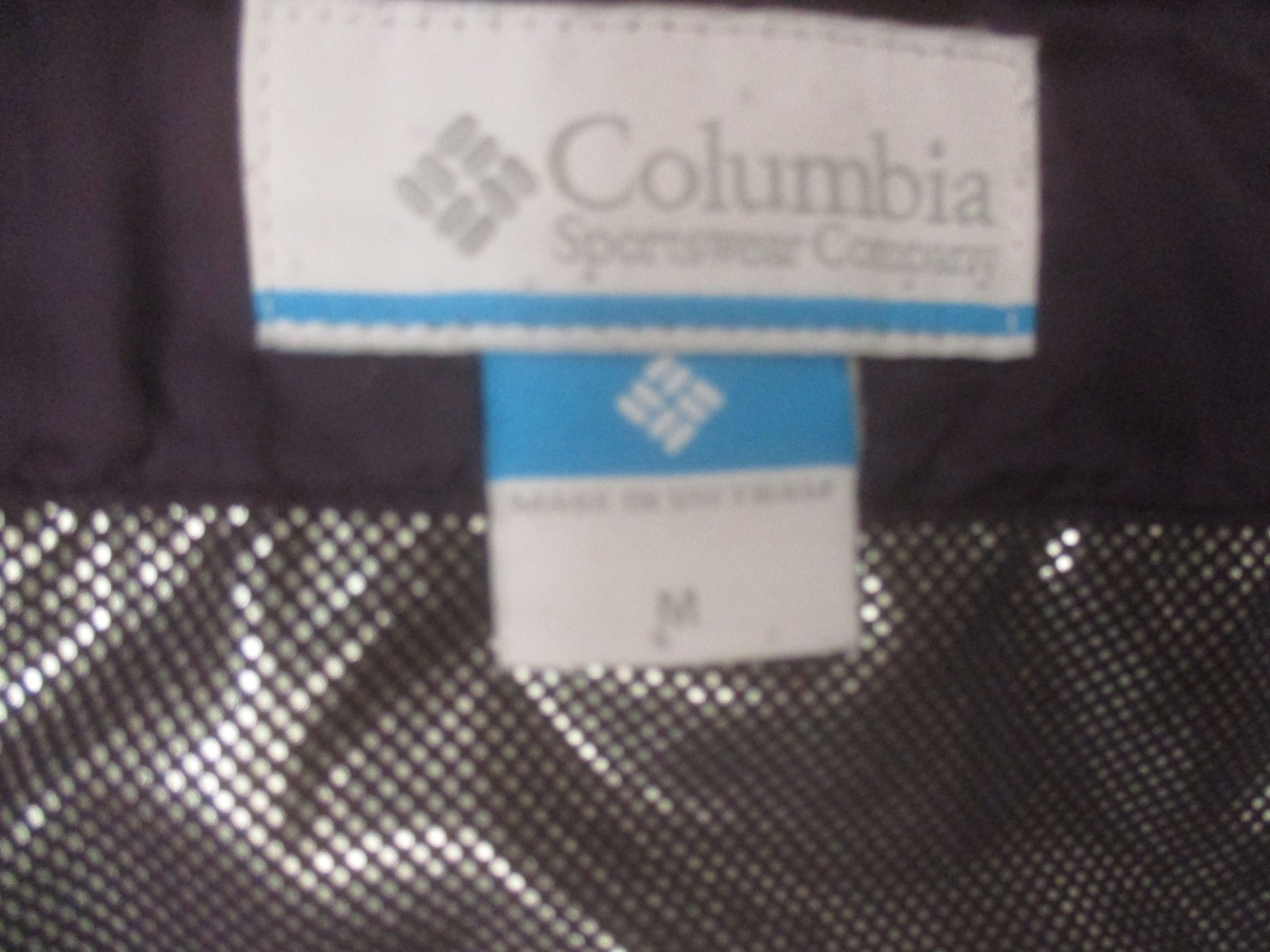 Columbia Size M Women Purple Insulated Pockets Hooded Full Zip Outdoor Parka 206
