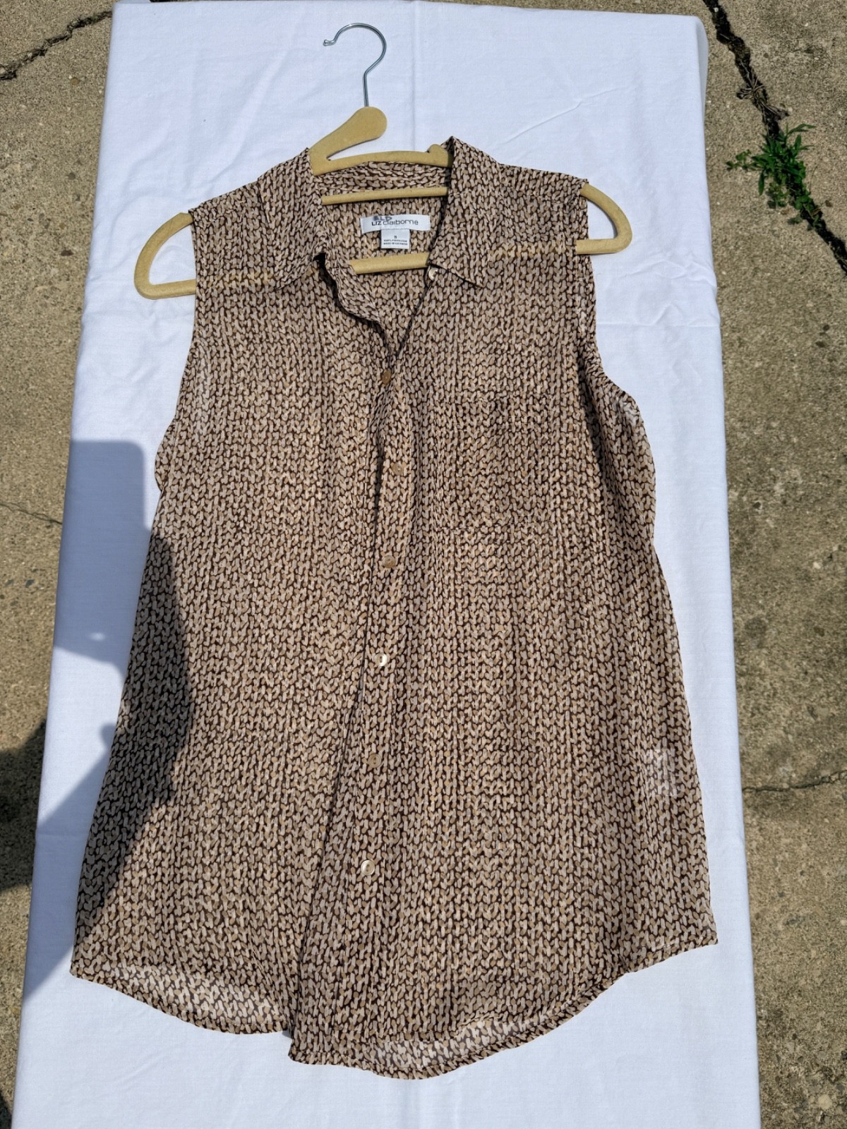 Women’s Summer Tops Size Small — 4 piece brown top lot