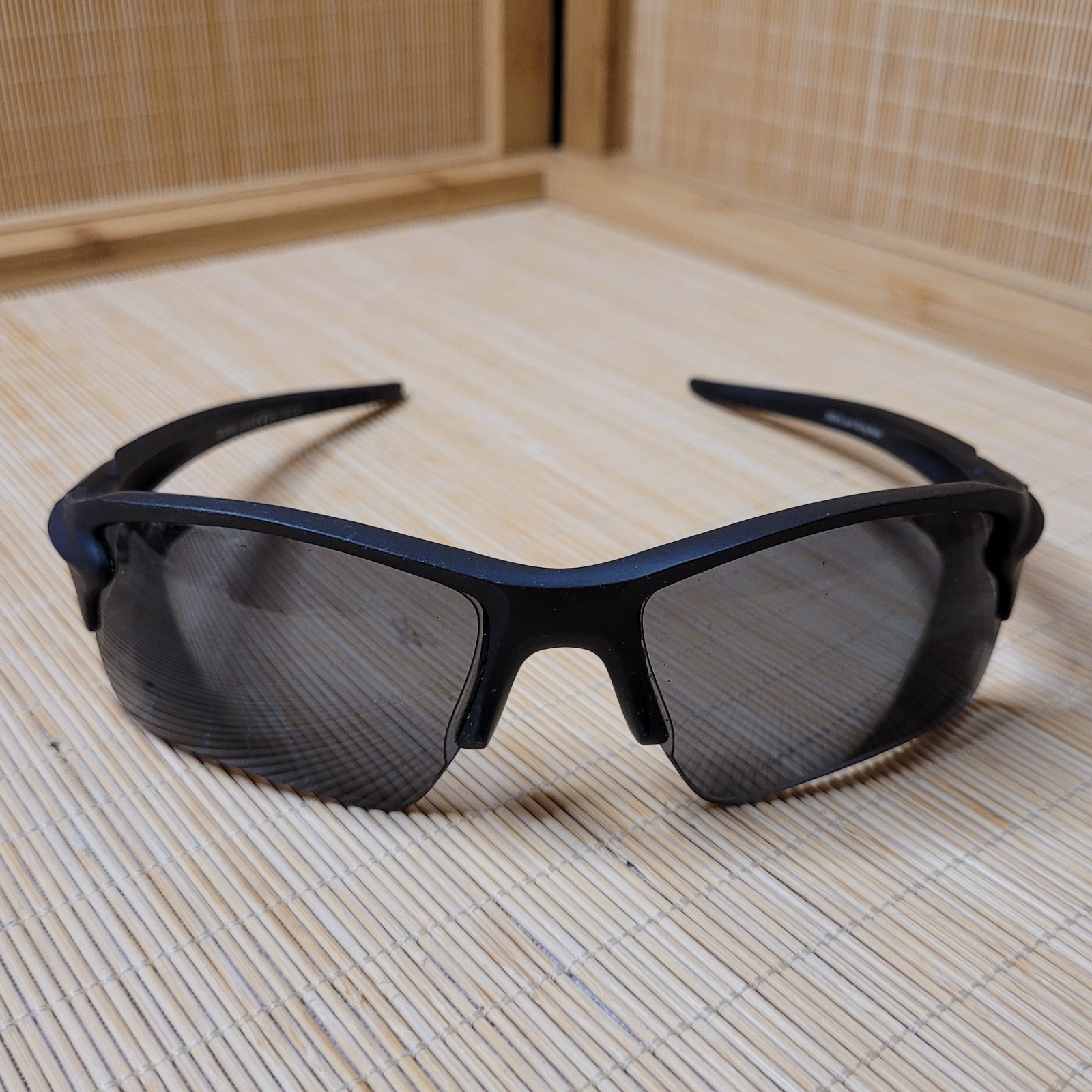 REKS Sling-Blade Performance Sunglasses – Matte Black – Unbreakable Frames UV400