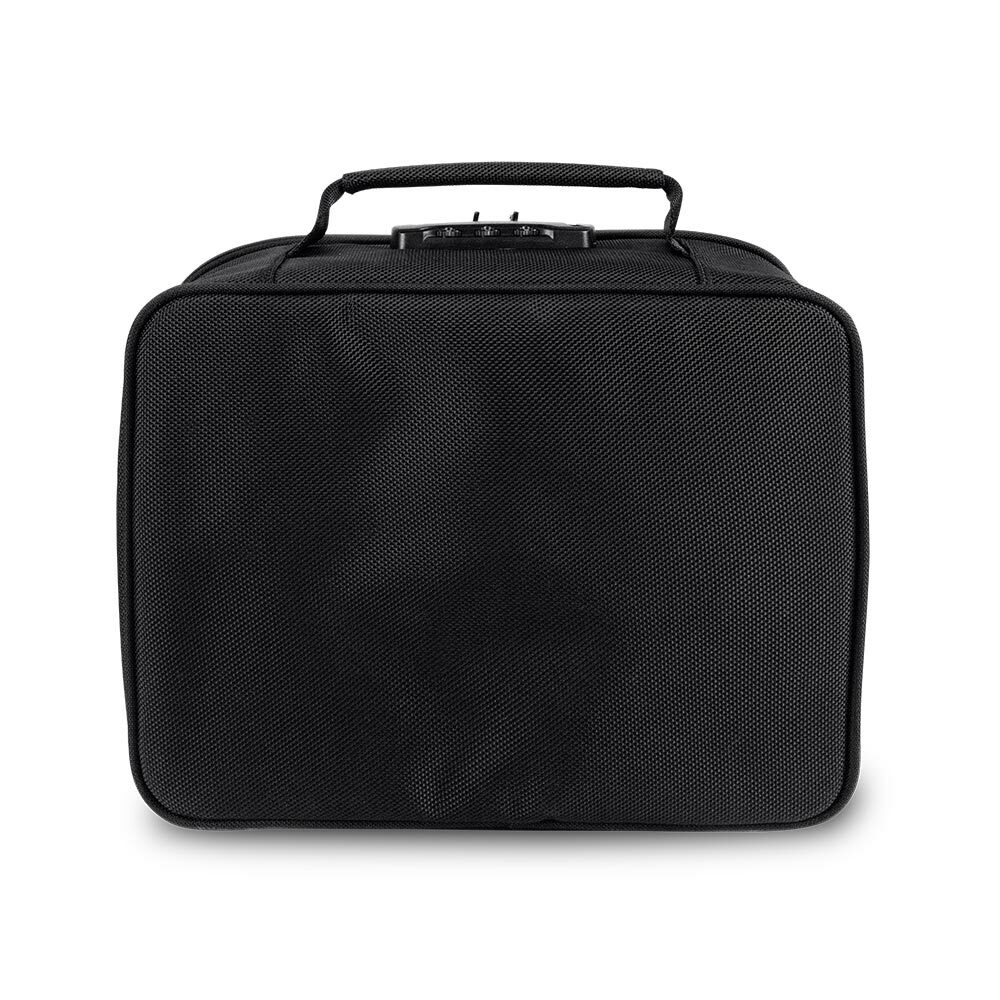SKUNK PILOT Combo Lock LOCKING SMELL PROOF Storage Case Stash Bag – Black 10”