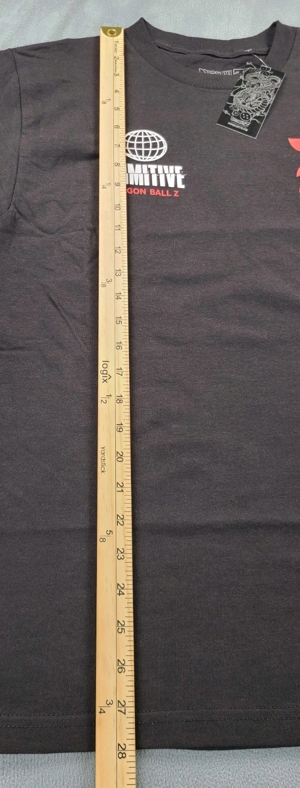 Dragon Ball Z Timeline Primitive Skatewear Black T-Shirt Men’s M Unisex NWT