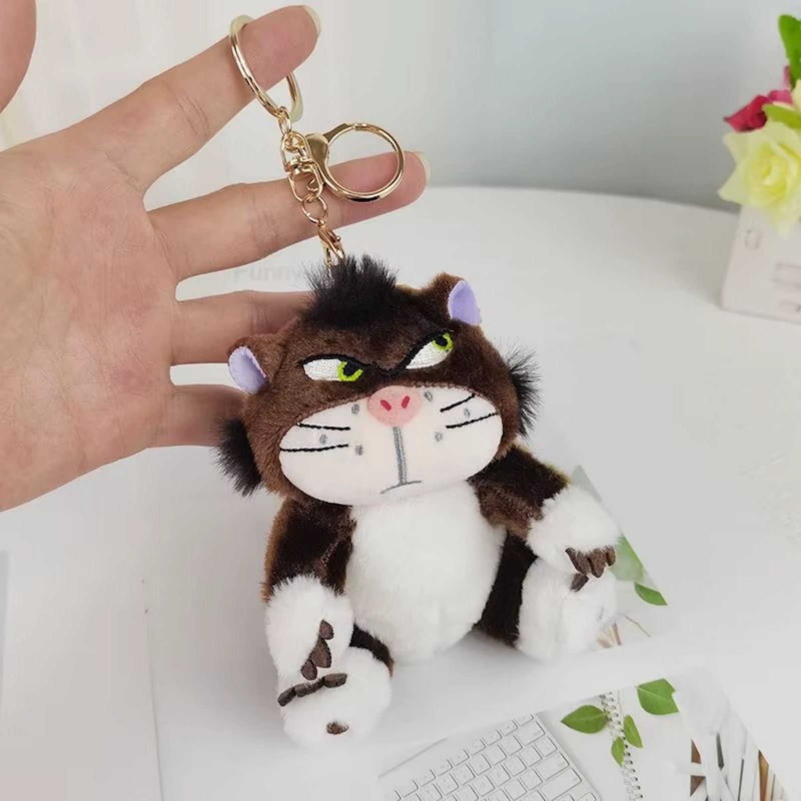 12cm Soft Plush Keychain Toy Cute Bag Charm Backpack Pendant