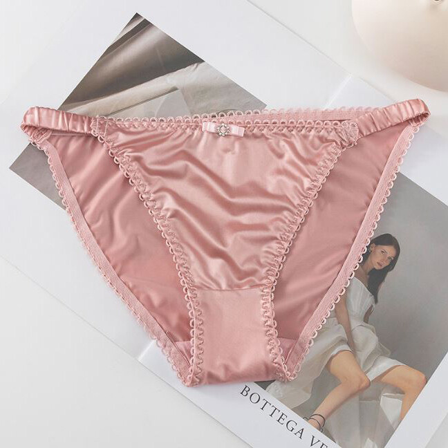1/5 Pack Lot Womens Sexy Satin Panties Briefs Low Waist String Bikinis Lingeries