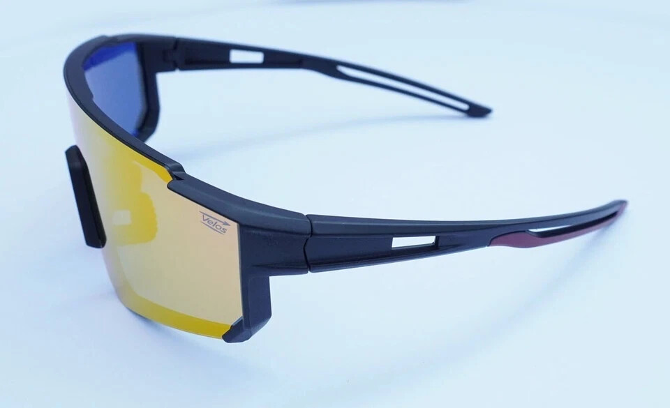 Velos™ Sports Shades Sunglasses – Polarized Mirrored TAC Lenses Baseball Cycling