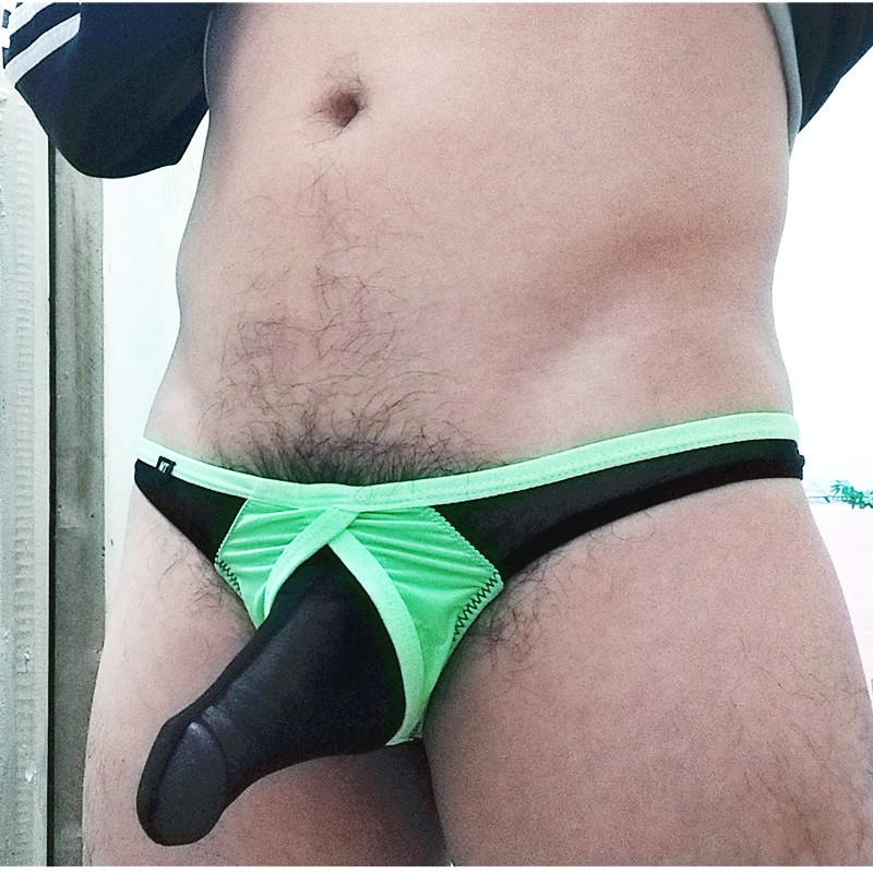 Mens Low Rise PenisThong Sheer Sheath T-back Briefs G-string Jockstrap Underwear