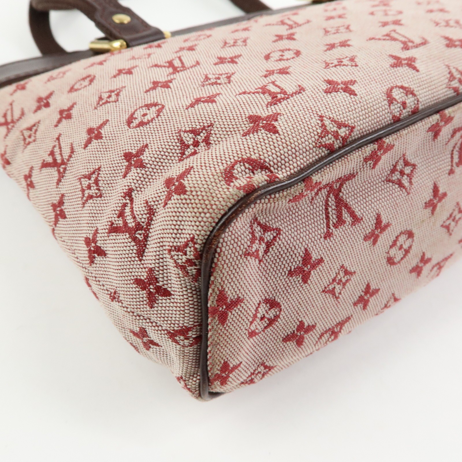 Louis Vuitton Monogram Mini Lucille PM Hand Bag Cerise M92678 Authentic Used F/S