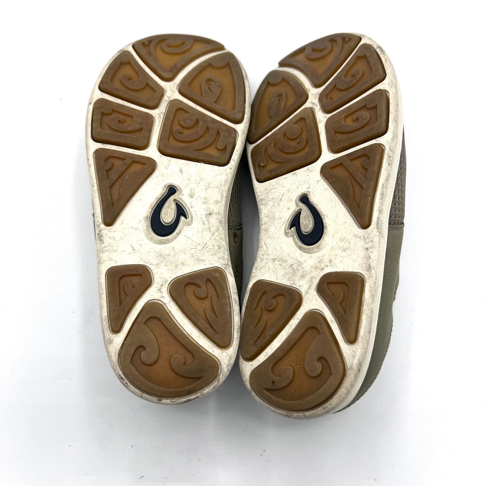 OluKai Nohea Moku Men’s No Tie Boat Shoes Size 7 $120 in Clay Tapa