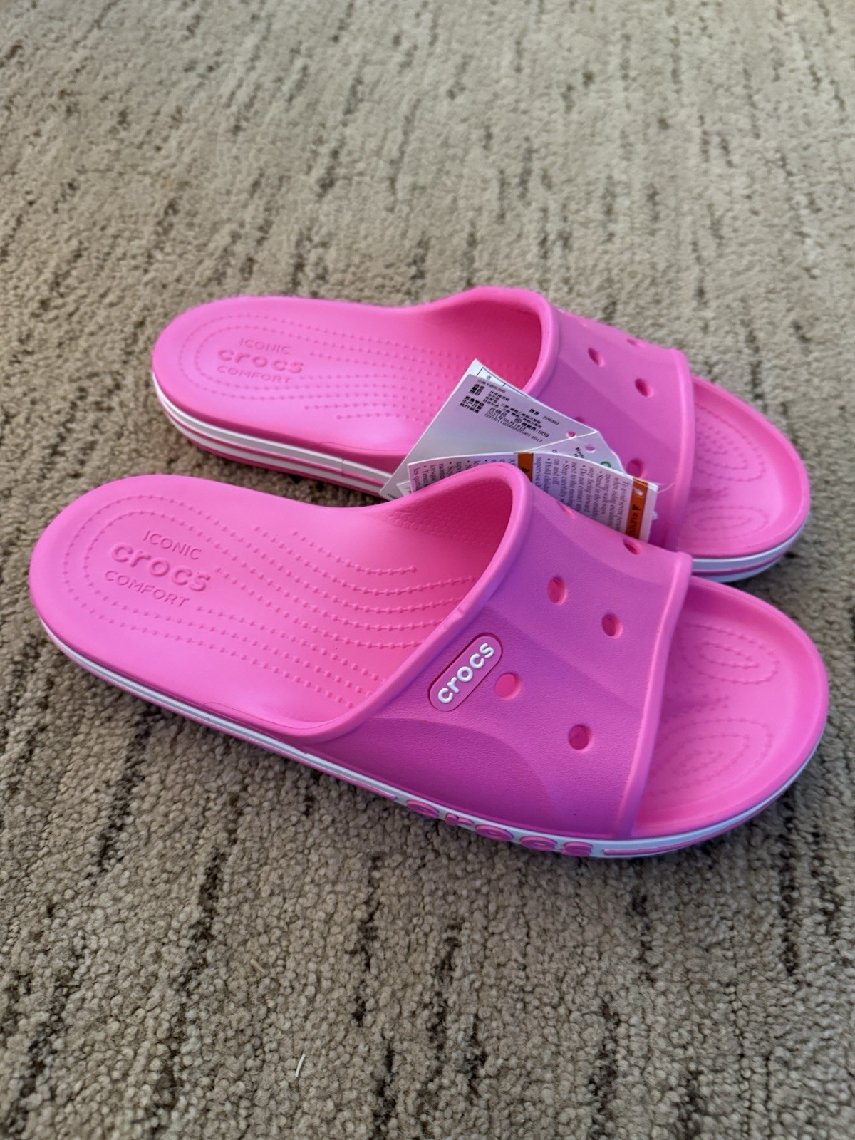 Unisex Crocs Bayaband Slides Sandals Men 8 Women 10