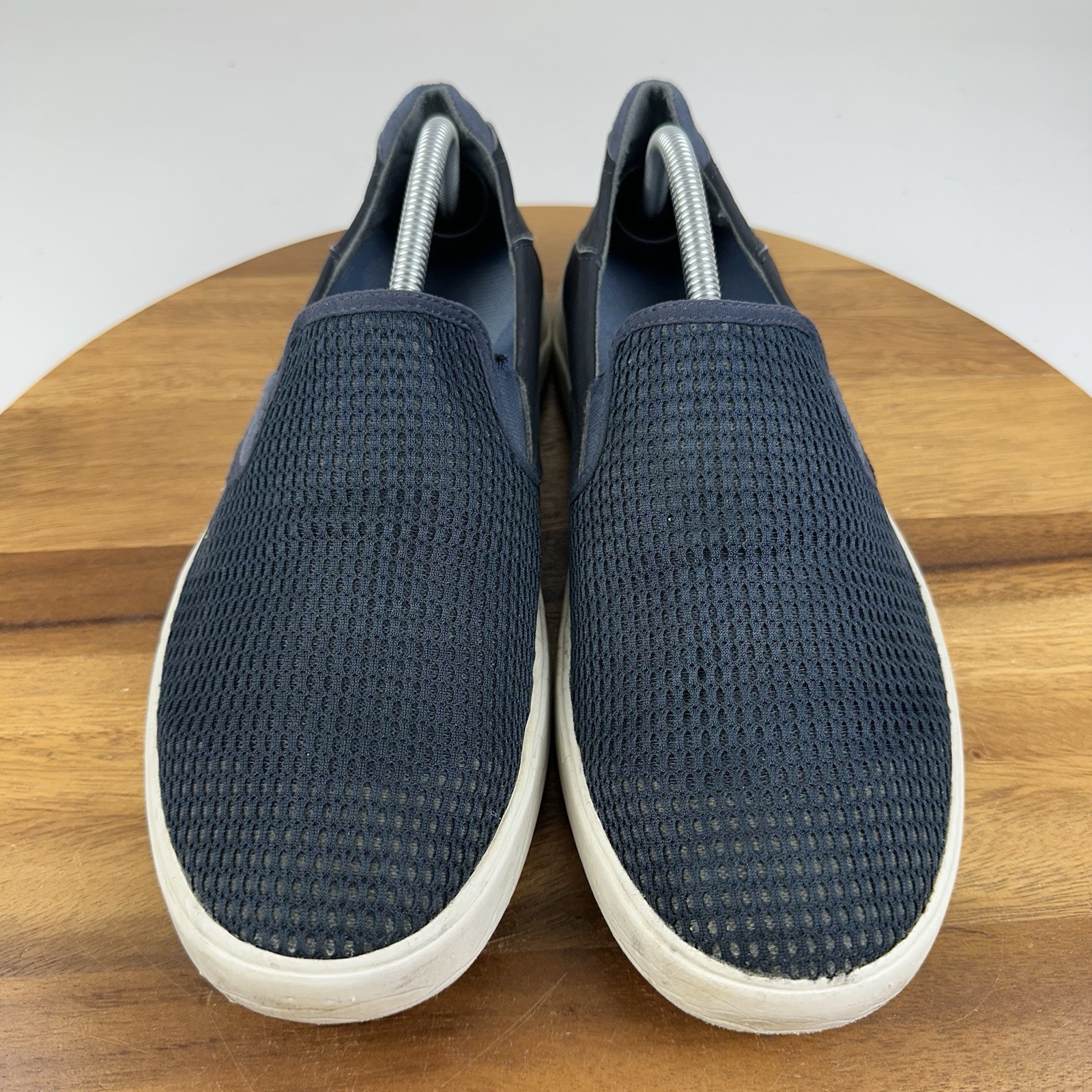 Mens Olukai Lae’Ahi Blue Mesh Casual Slip On Low Sneakers Shoes Size 11 M GUC