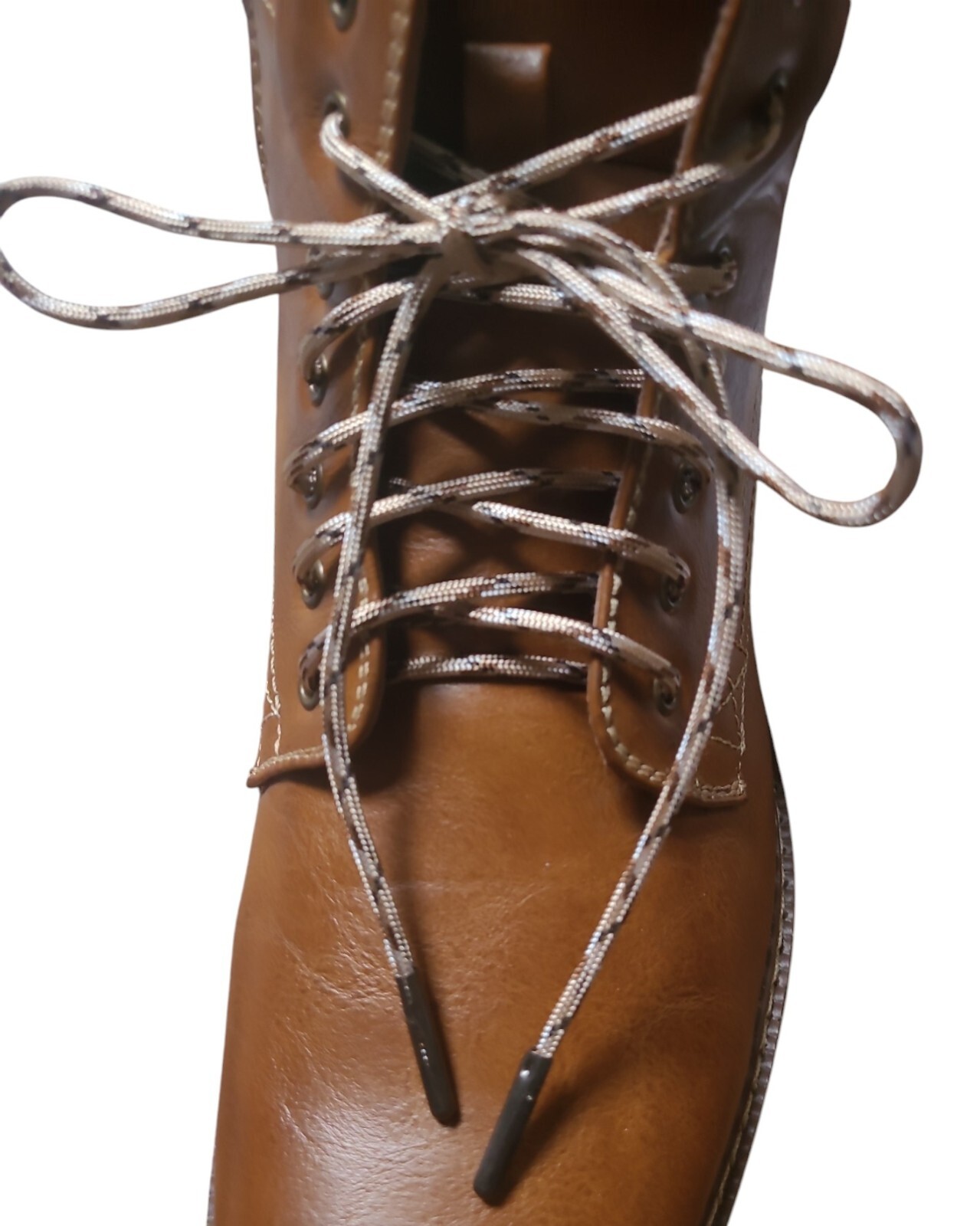 1 Pair Pack: 550 Paracord with Black Steel Tips; Strongest boot laces Available!