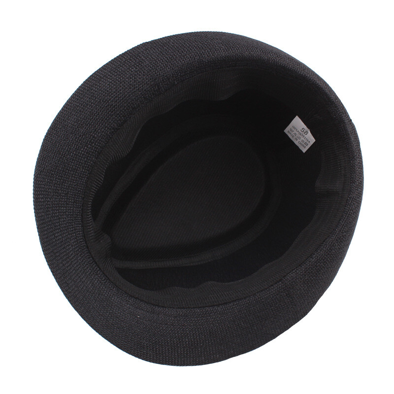 Men Women Straw Fedora Hat Trilby Cuban Sun Cap Panama Short Brim Floral Summer