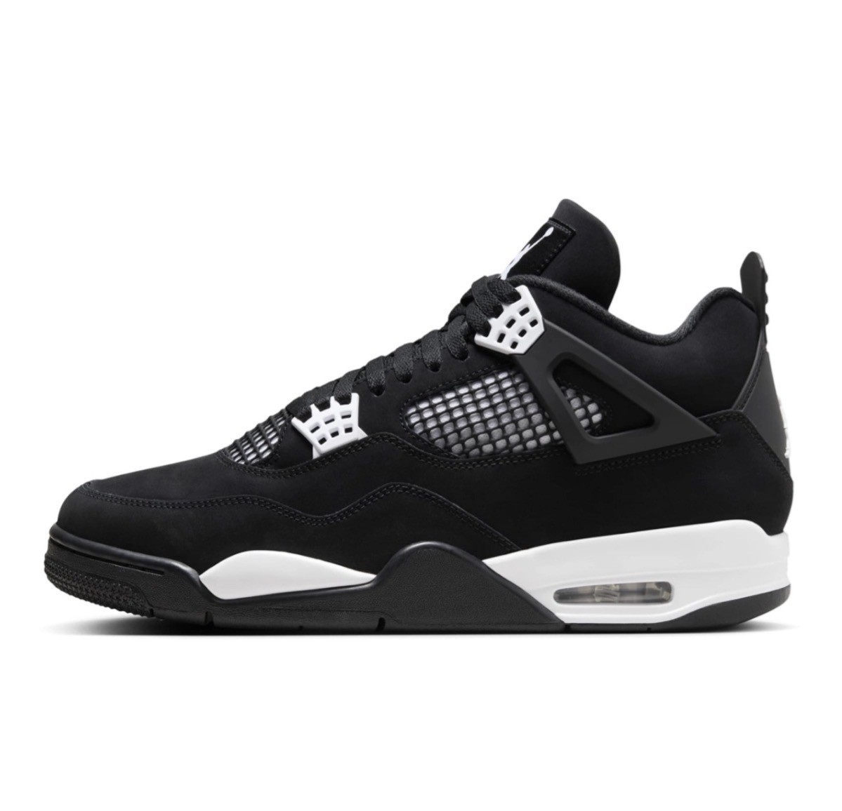 Jordan 4 Retro “White Thunder” Men’s Mid Top Basketball Shoes Size 7-12