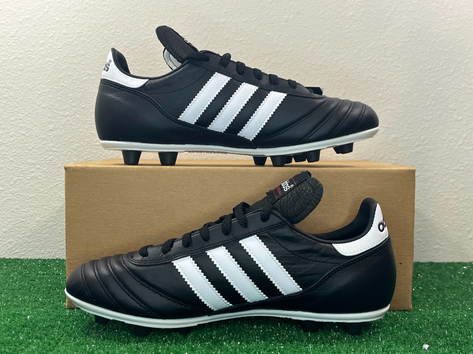 NEW Adidas Copa Mundial FG Black White Soccer Cleats Leather Made in Germany