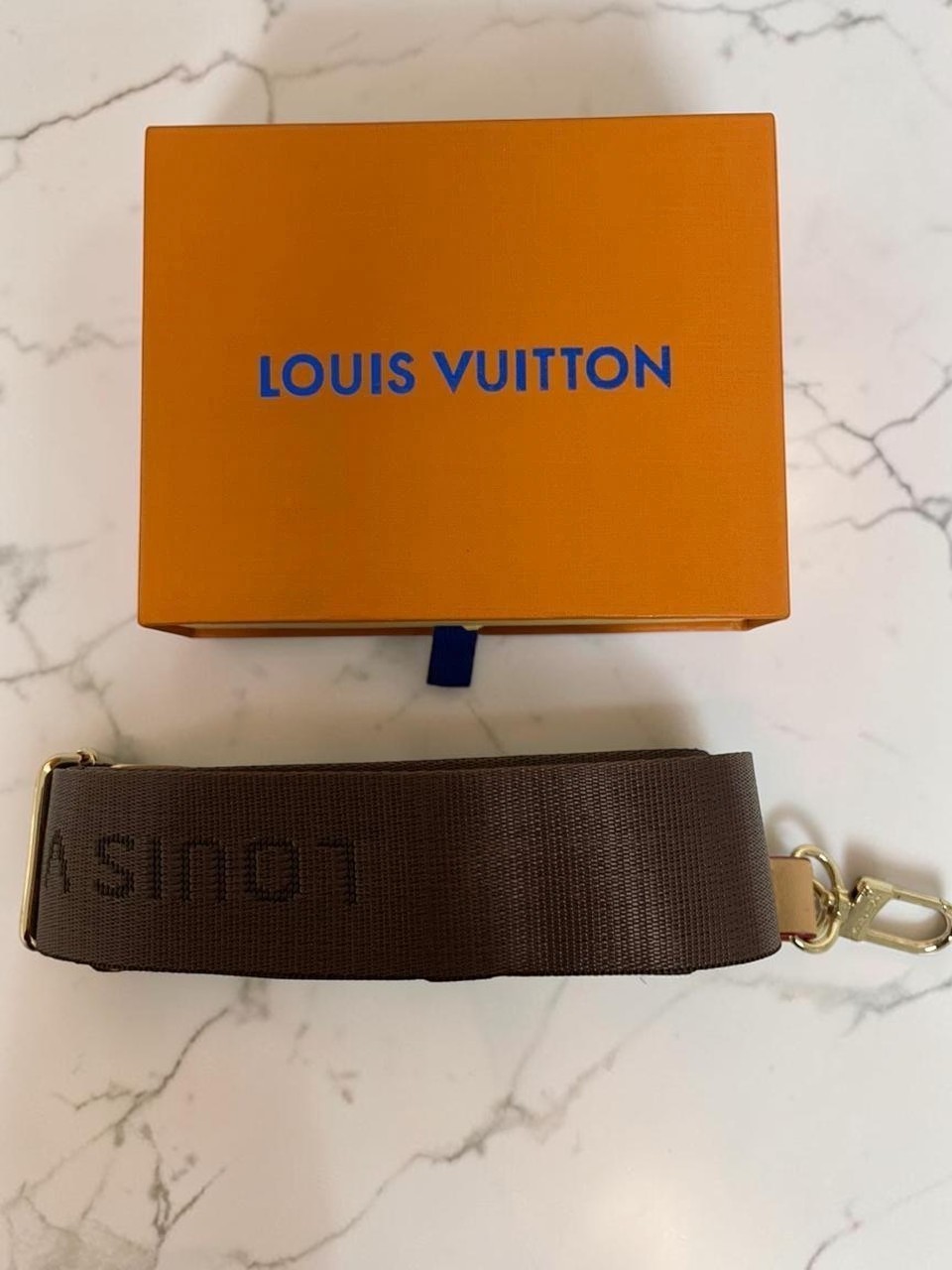 Louis Vuitton Adjustable Brown Shoulder Strap Crossbody Bag Pouch Replacement LV