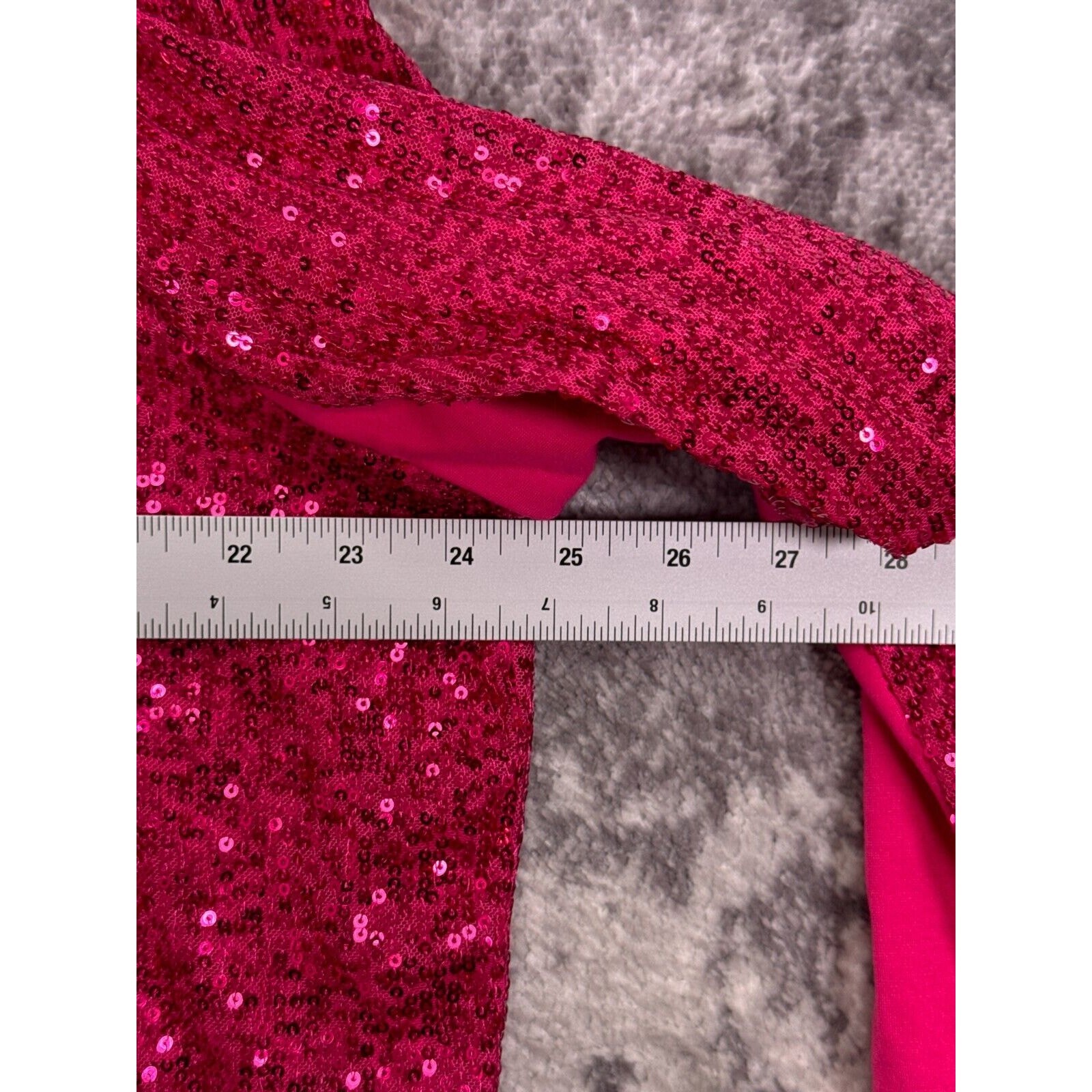 New Torrid Top 4X Womens Pink Sequin Low Cut Long Sleeve Plus Size