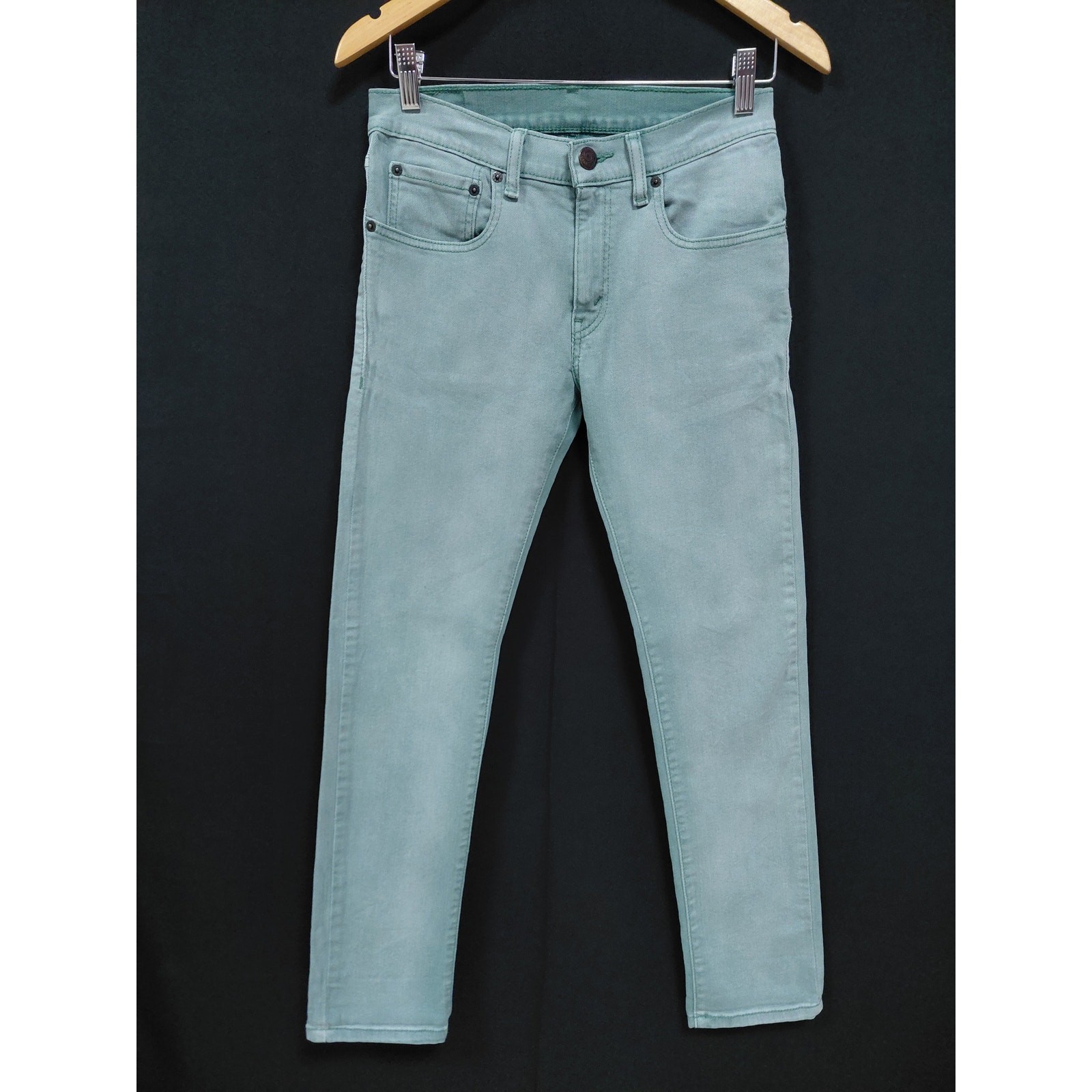 Levi’s 510 Super Skinny Jeans Green Mid (10-12 in) Denim Men Size 28×28