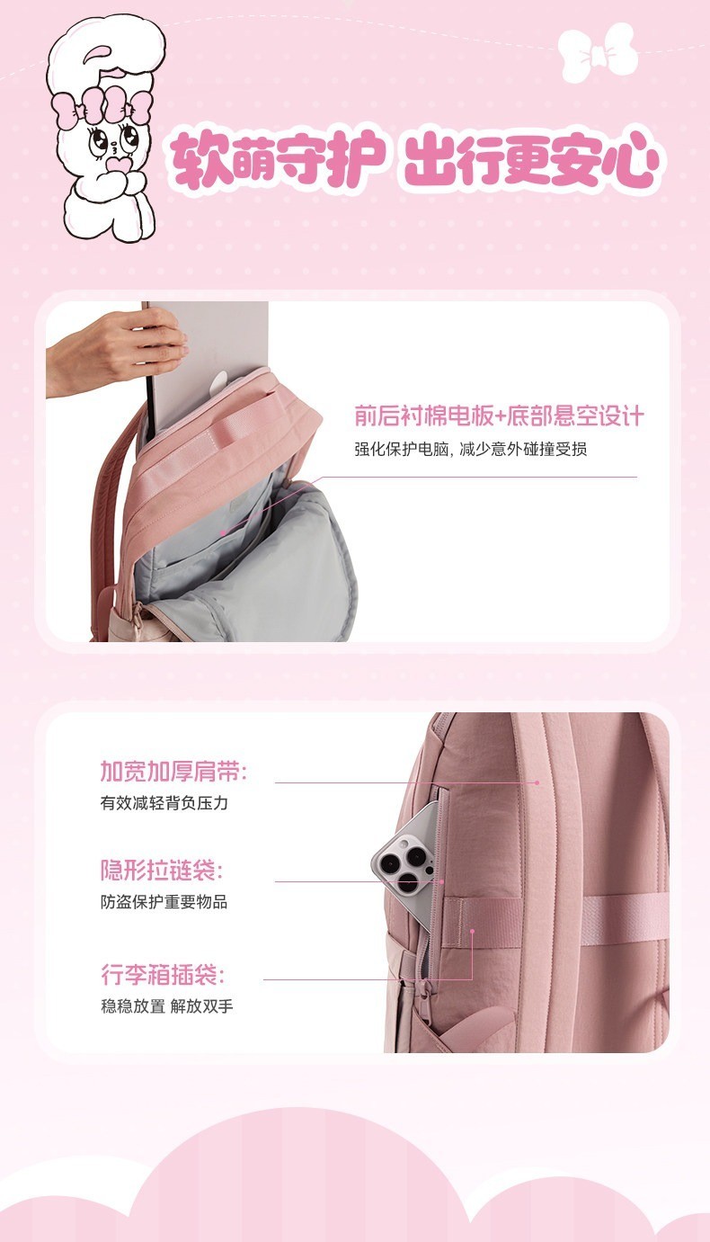Bagsmartx Esther Bunny Co-branded Backpack