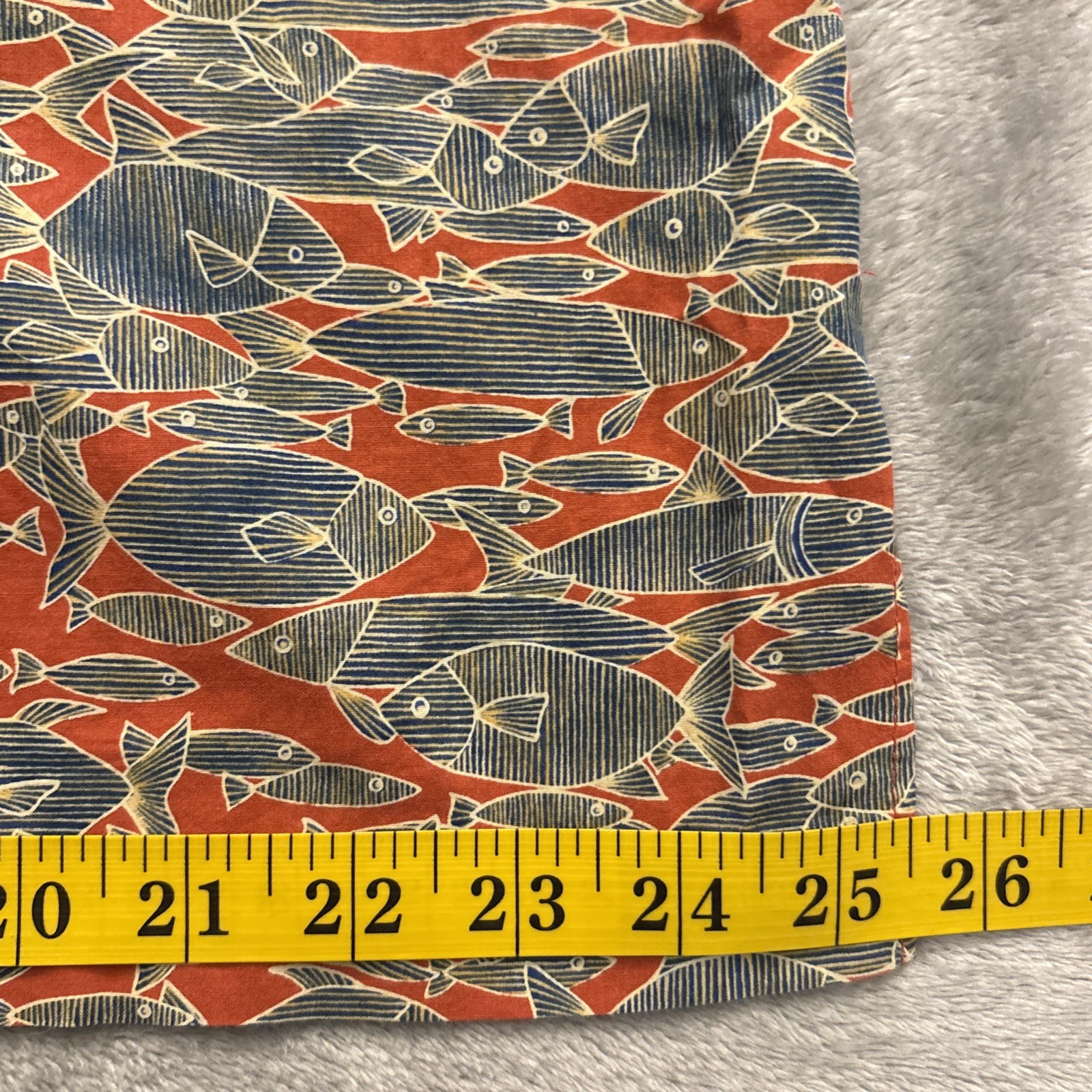 Tori Richard Honolulu Fish Hawaiian Shirt XL Resort Tropical Cotton SS Lightwt