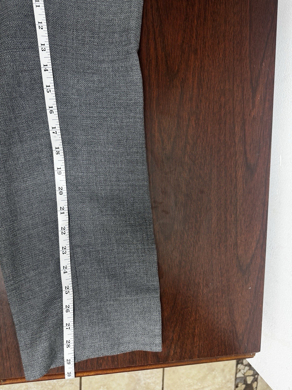 Garrison Bespoke Grey Wool Suit 40 R