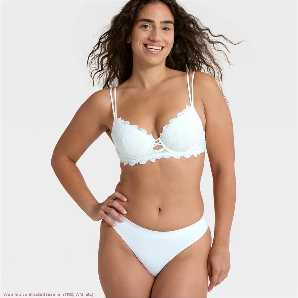 Women’s Lace Lightly Lined Demi Bra – Auden White 38B *SEE DEAL!!!*