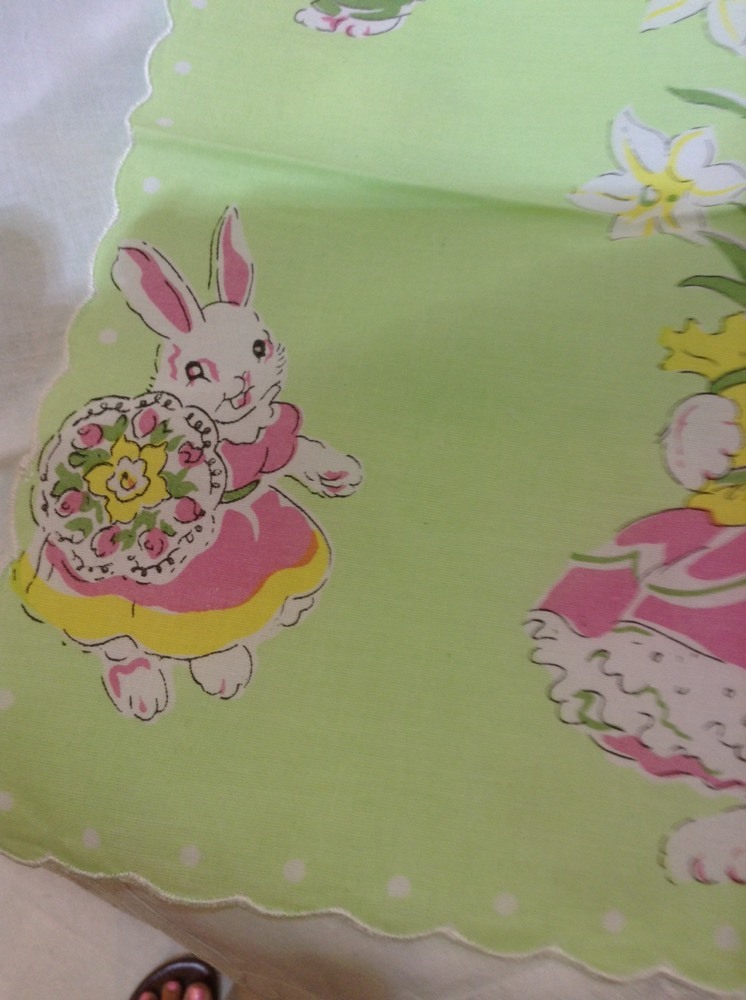 Adorable Easter Bunny Handkerchief – Hankie